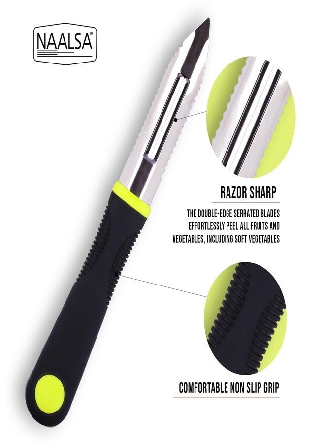 NAALSA 1PC Dexter Fruit Peeler for Kitchen Stainless Steel Vegetable Potato Multipurpose Peeler 420J2 Grade - Image 2